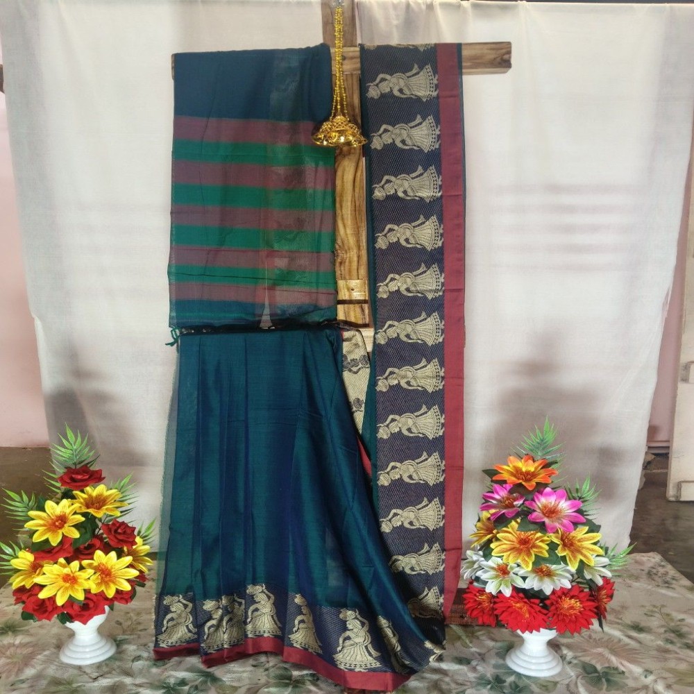 Narataki Cotton Saree| With Unstiched Blouse Piece For Women